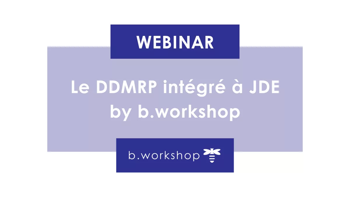 Le DDMRP intégré à JDE by b.workshop