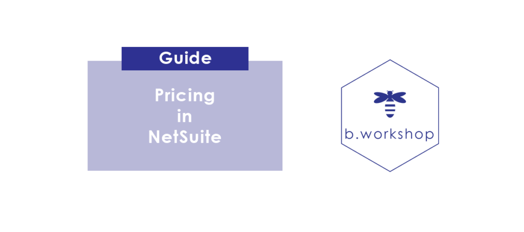 Guide : Le Pricing Dans NetSuite - B.workshop