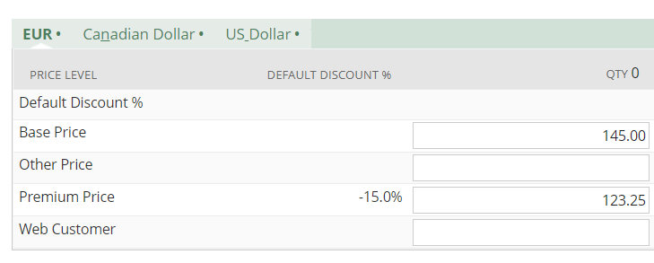 step pricing in netsuite