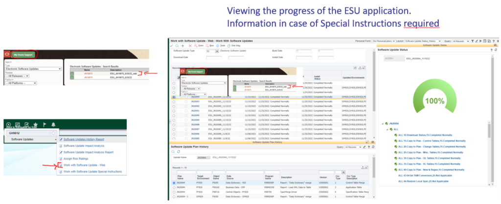 JDE release 23 esu web-based